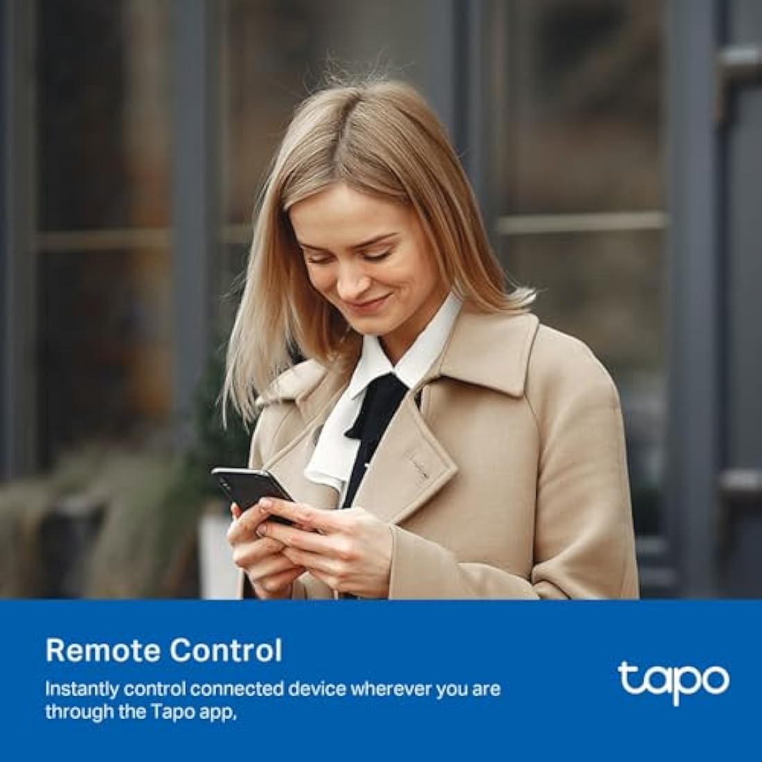 Tapo Mini Wi-Fi Smart Plug, Matter Certified Energy Monitoring, Voice Remote Control, Works with Alexa, Schedule & Timer, Simulated Home Presence, Alexa Plug (Tapo P110MA)