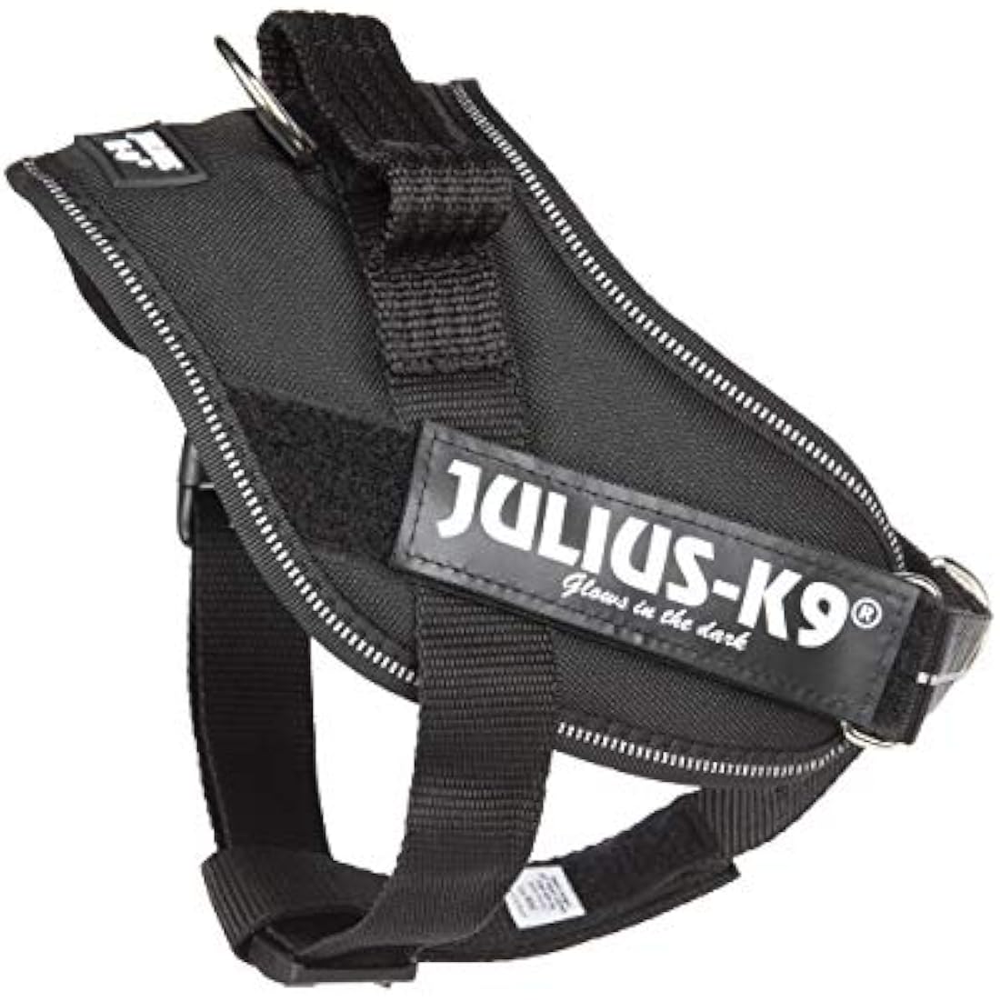 Julius-K9 Dog Harness with Front Control Belt, Black, S/Mini