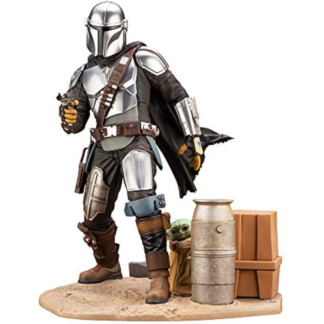 Kotobukiya Star Wars The Mandalorian ARTFX Statue 1/7 Mandalorian & The Child 26 cm