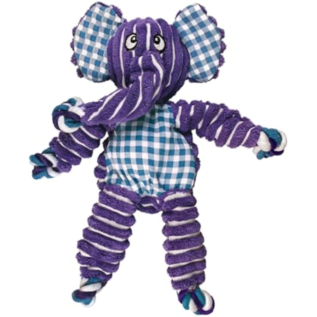 KONG Floppy Knots - Knotted Rope Dog Toy - Minimal Stuffing - For Medium/Large Dogs, Elephant