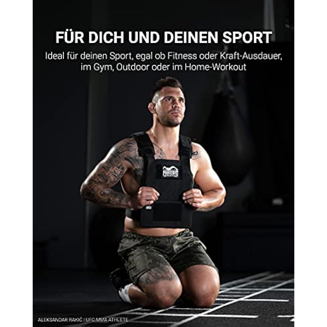 Phantom Athletics Weighted Vest, different weight options – easily adjustable