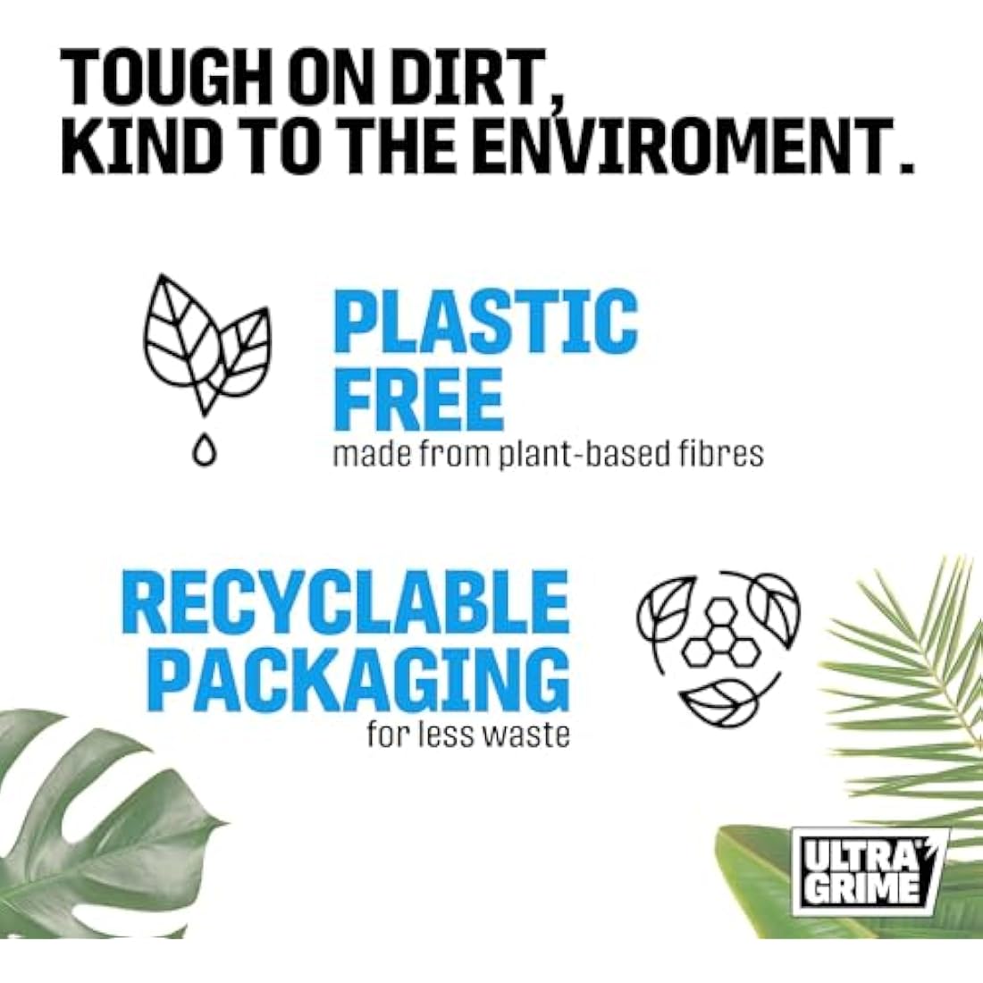 UltraGrime Multi Purpose Family XXL Biodegradable 80 Clothwipes - Pomelo Scented Large Wet Cloths - Heavy Duty Multi Purpose Cleaner