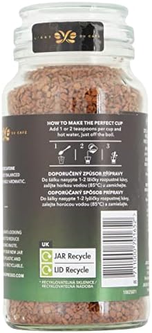 L'OR Decaf Instant Coffee 150g (Pack of 6 Jars, Total of 900g)