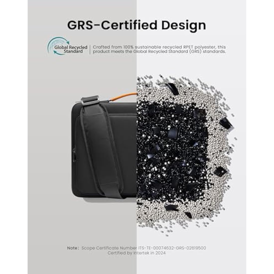 tomtoc Rugged Laptop Bag 16 Inch for Macbook Pro M4/M3/M2/M1, 360° Protective Waterproof Shoulder Bag Laptop Carrying Case Sleeve With Space for Charger & Mouse, Daily Commuting Essential