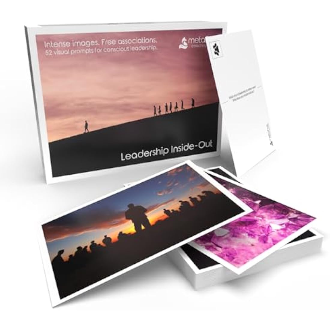The metaFox deep pictures cards “Leadership Inside-Out” for Conscious Leadership Development & Team Building Tool | 52 Motivational, Reflection, Affirmation & Coaching Cards for Leadership Training