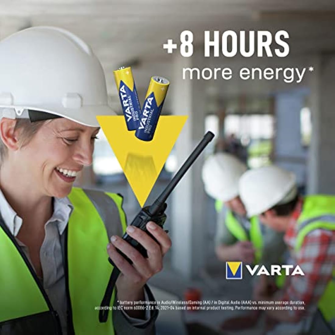 VARTA Industrial Pro AA Mignon Alkaline Batteries LR6 - 100-pack, Made in Germany