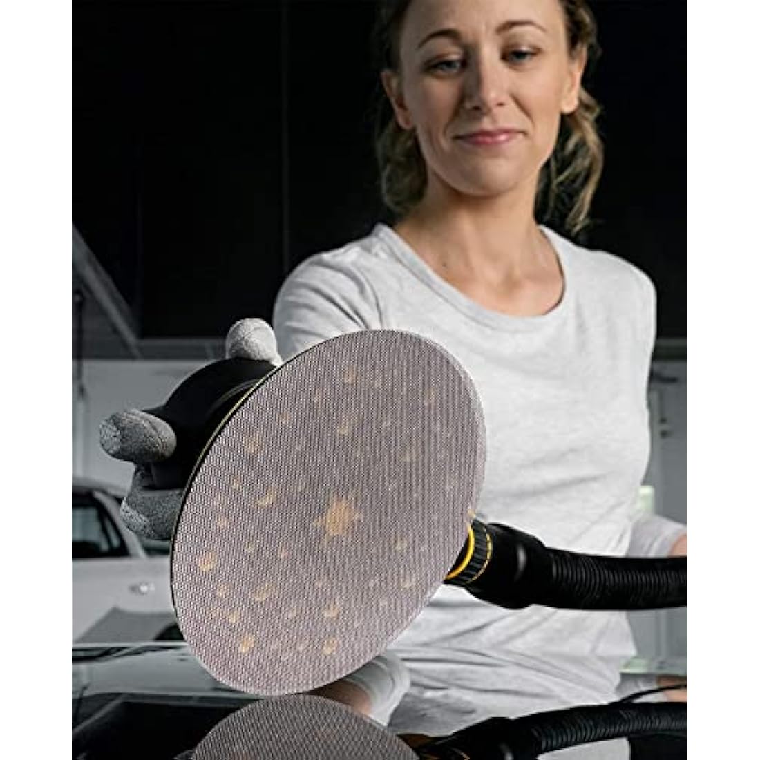 Mirka Abranet net sanding discs Ø 150mm Hook & loop/Mix-pack 5 of each grit 80, 120, 180, 240, 320, 400, 600/35 pcs/Suitable for all 150mm eccentric sanders and sanding machines.