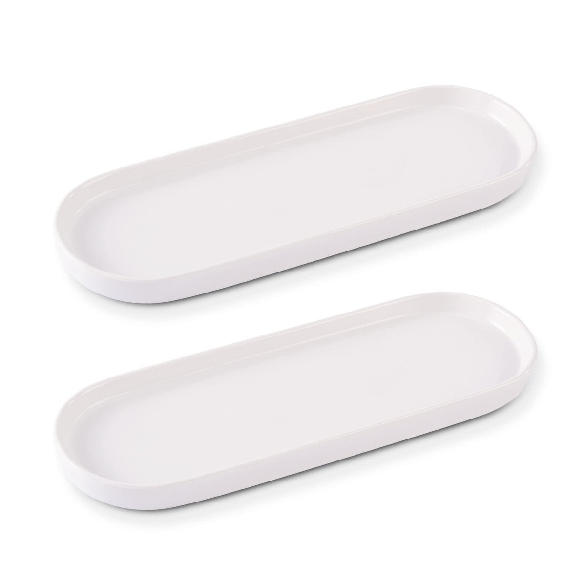 Ceramic Sink Tray, Bathroom Counter Tray, Bathtub Tray, Cosmetics Dish, Candle Tray, Perfume Shampoo Liquid Soap Tray Simple Style Design Suit for