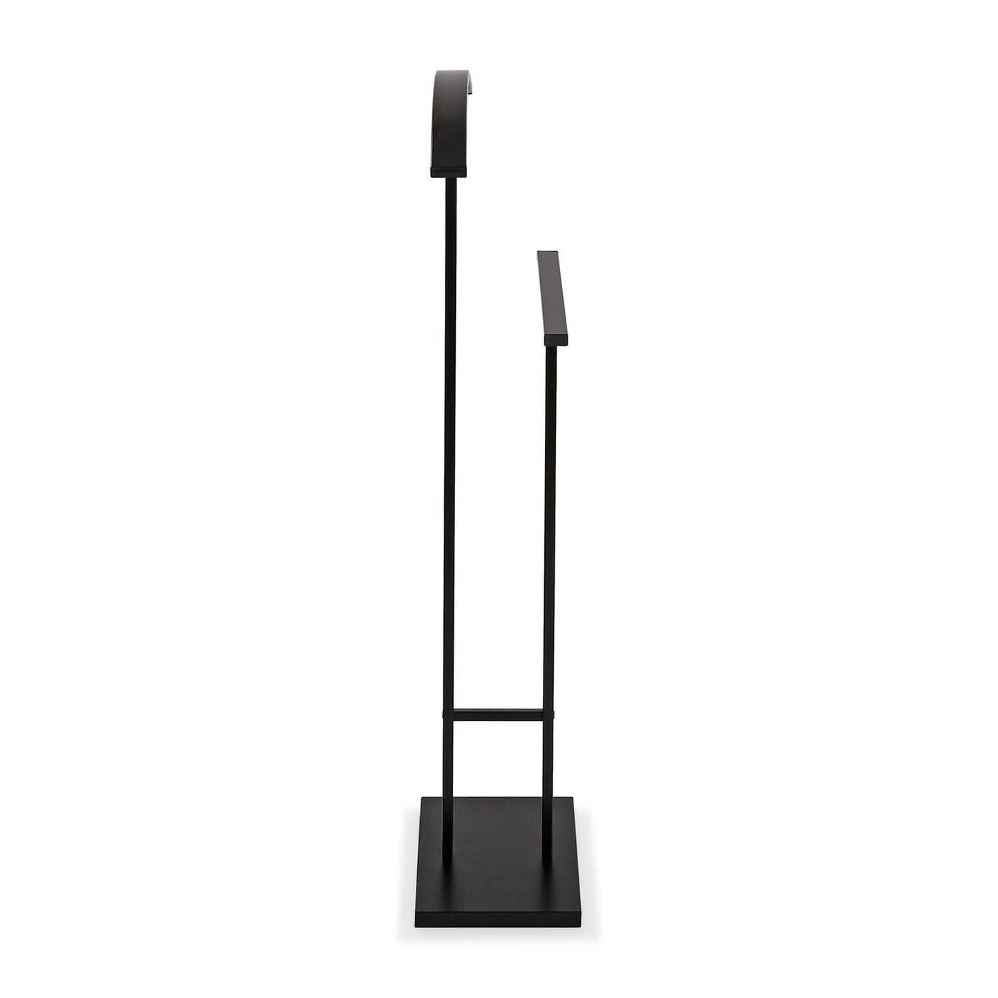 Versa Lund Valet stand Multifunctional with 2 Hangers or Hangers for Men's or Women's Clothes, Measurements (H x L x W) 100 x 20 x 40 cm, Steel