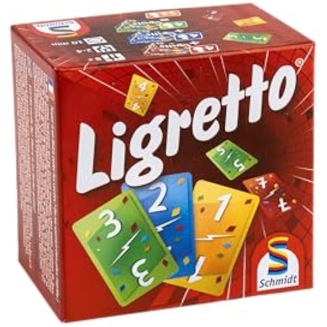 Schmidt | Ligretto Red | Card Game | Ages 8+ | 2 to 4 Players | 15 mins Minutes Playing Time