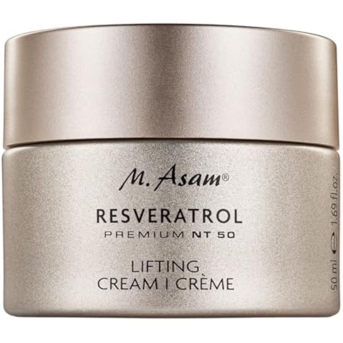 M. Asam Resveratrol Premium Lifting Cream (50ml) - Anti-Aging Face Moisturiser, Resveratrol Day and Night Cream, Hydrating Skin Care with Peptides, Vegan Face Cream