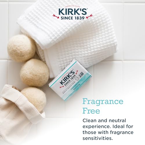 Kirk's Fragrance Free Castile Bar Soap (3 Pack)