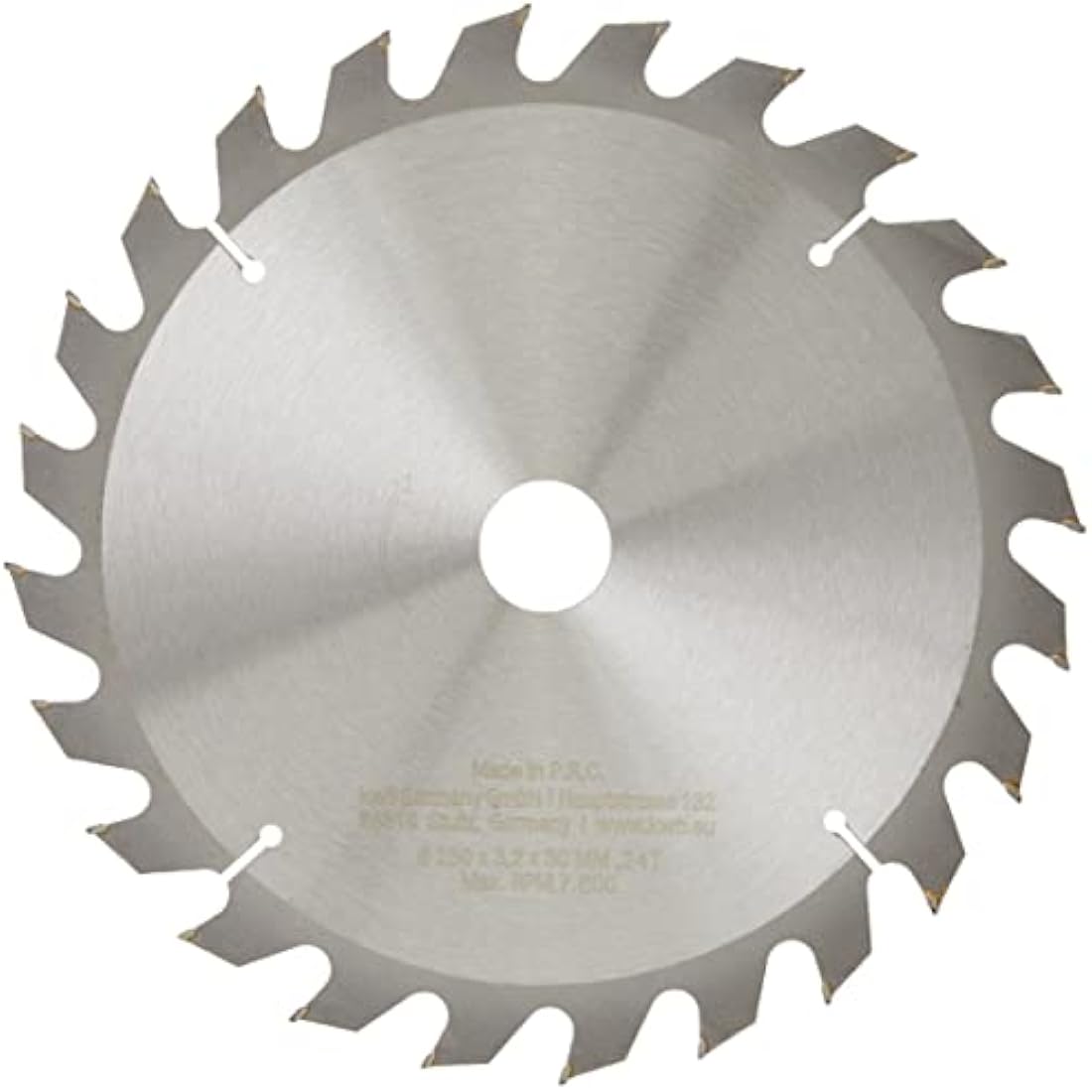 kwb by Einhell HM Saw Blade (Diameter 250 x 30 mm, 24 Teeth, Suitable for Various Einhell Table saws, Pull Cap mitre saws and mitre saws)