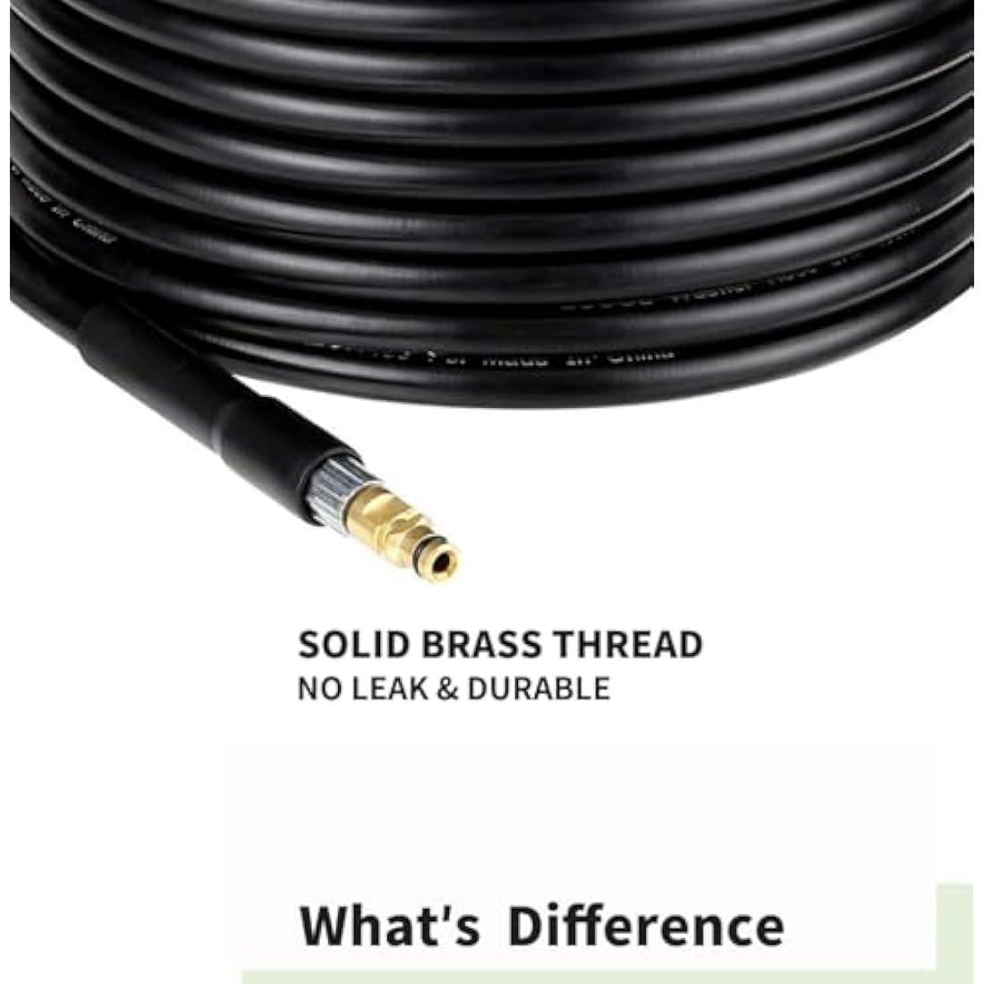 Colisal 15M High Pressure Replacement Hose Extension for Karcher K Series Pressure Washers (K2 - K7) with M22 & C-Clip Type Fitting Quick Connector Hose