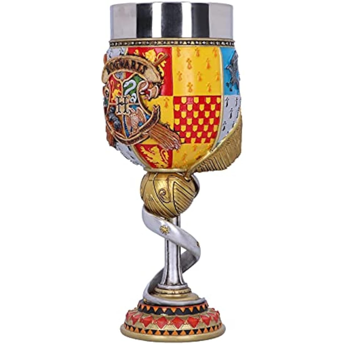 Nemesis Now Harry Potter Collectible Goblet, Resin, Yellow, 19.5cm
