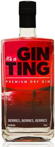 GinTing Berries, Berries, Berries | Flavoured Gin 70cl | London Dry Gin with Delicious Berry and Fruit Gin Twist – Packed with Strawberry, Blueberry, Blackberry & Raspberry Gin Botanicals
