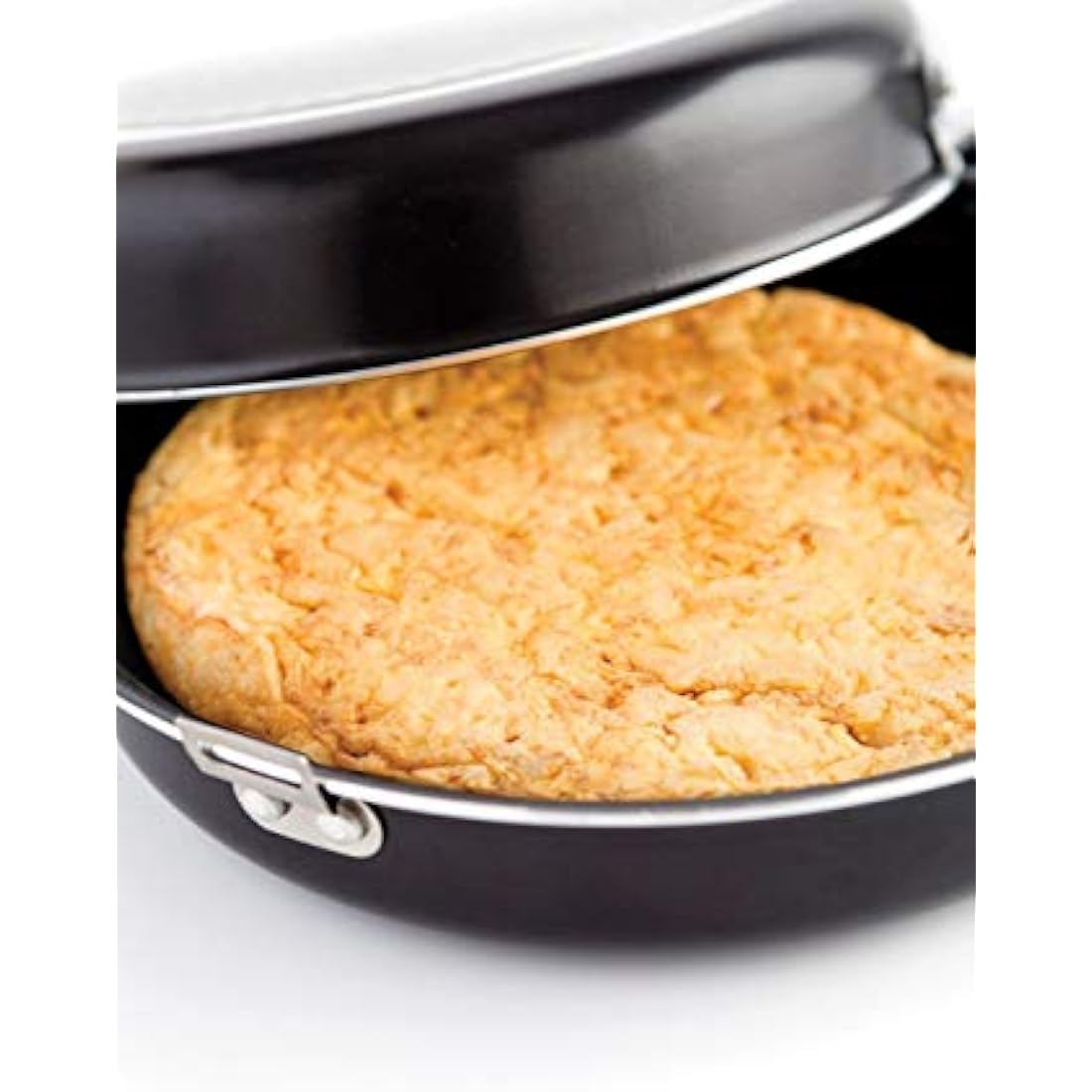 MGE World - Double Flip Pan for Tortillas - Glass-Induction - Diameter 24 cm - Black