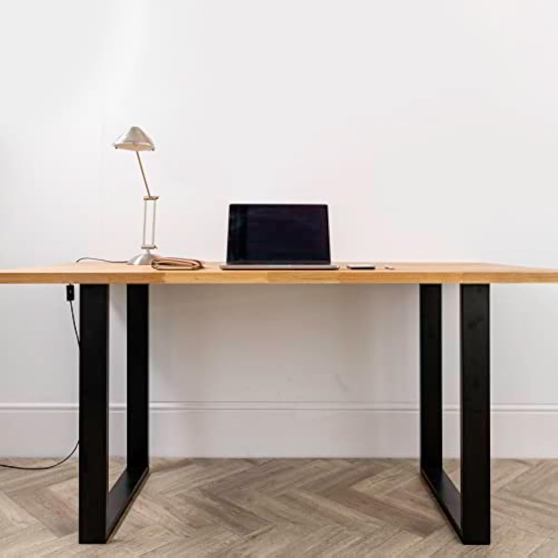 domli Solid Wood Oak Office Desk Top | 1500mm x 800mm x 27mm | Premium European Wooden Rectangular Tabletop | Timber Worksurface Large Tabletop Worktop Desktop Countertop