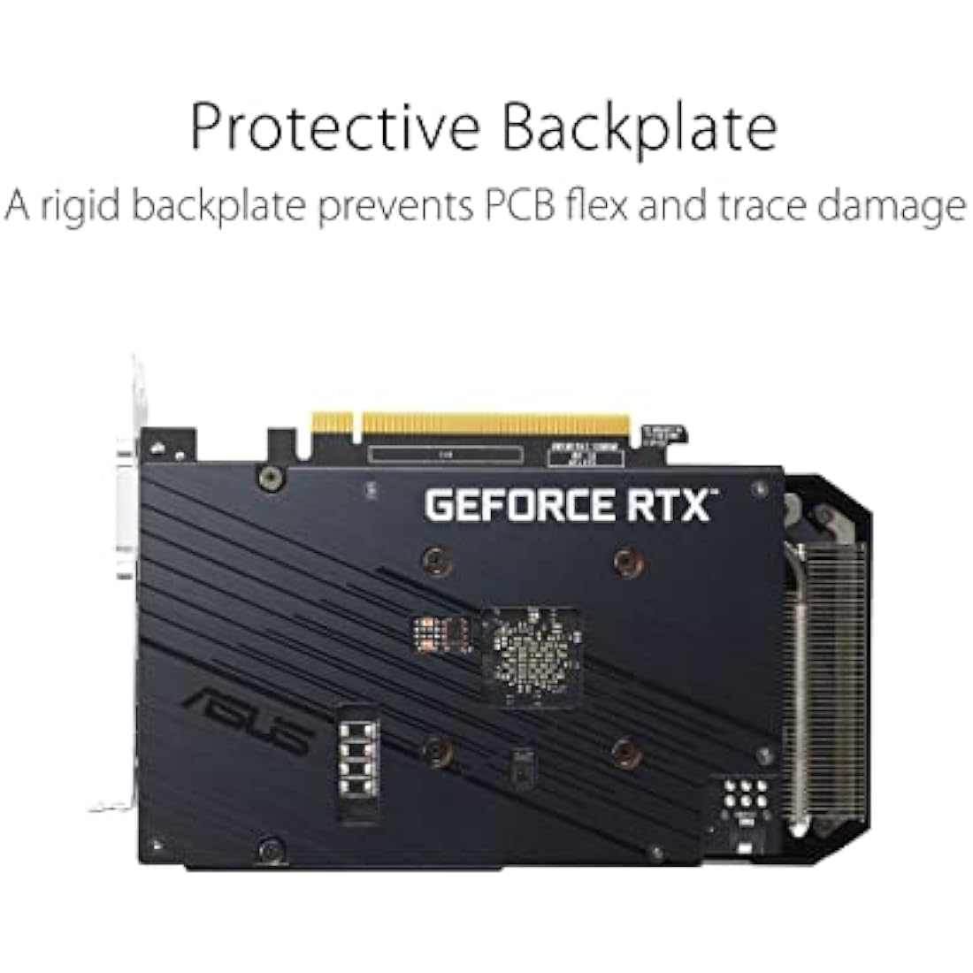 ASUS Dual NVIDIA GeForce RTX 3050 OC Edition Gaming Graphics Card (PCIe 4.0, 8GB GDDR6 memory, HDMI 2.1, DisplayPort 1.4a, 2-slot design, Axial-tech fan design, 0dB technology, and more)