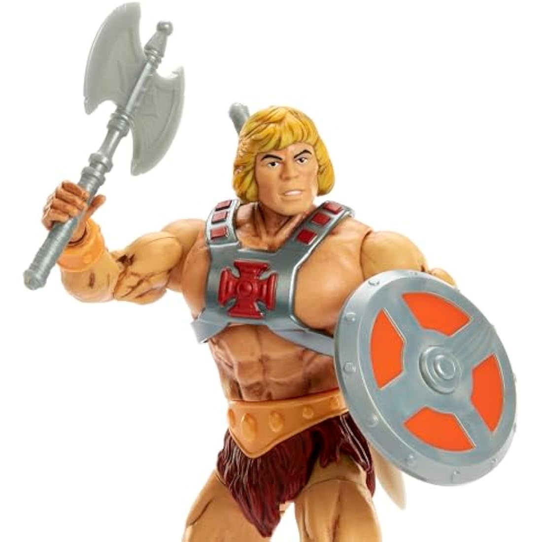Masters of the Universe Masterverse 40th Anniversary Figure He-Man Action Figure with Accessories, 7-inch MOTU Collectible Gift