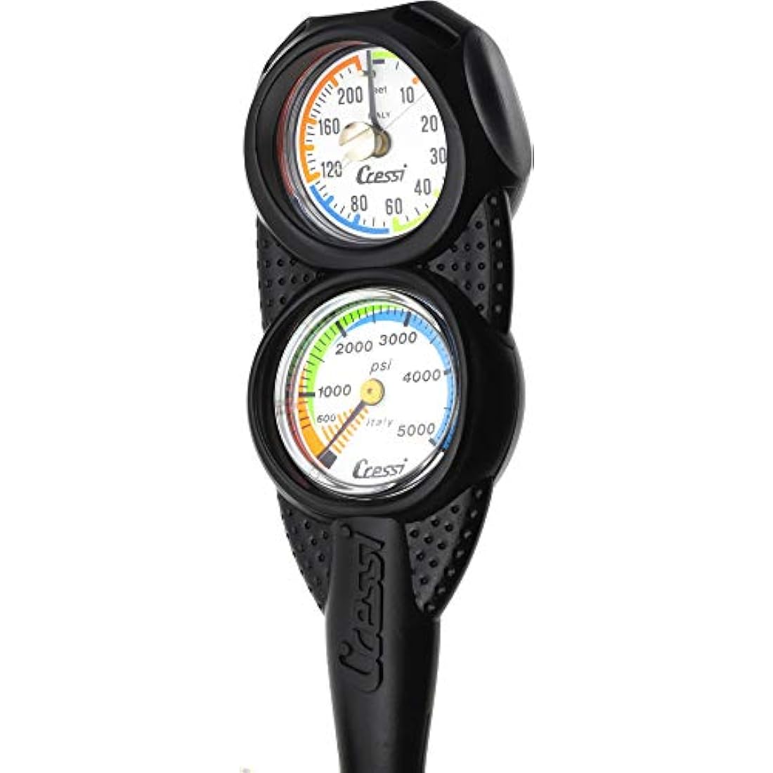 Cressi Diving Console 2 - Depth + Pressure Gauge, Black