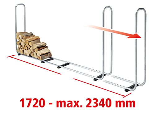 Wolfcraft Stacking Aid for Firewood I 5122000 I Size-adjustable firewood store