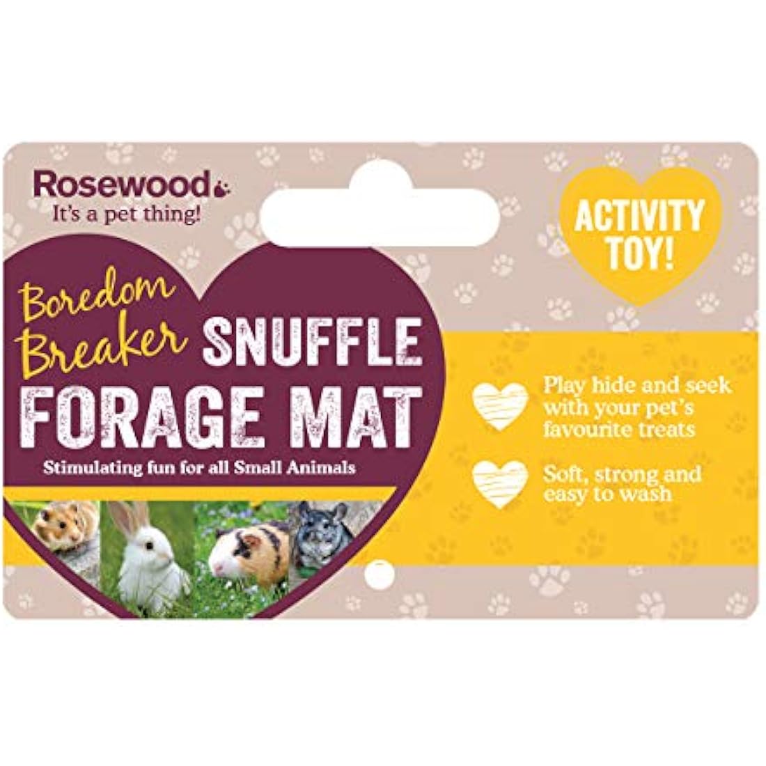 Rosewood Snuffle Forage Mat for Small Animals