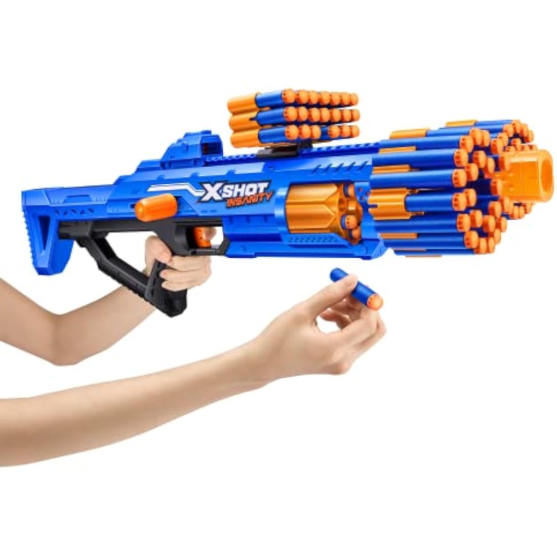 XSHOT Insanity Berzerko by ZURU with 48 Darts, Air Pocket Technology Darts and Dart Storage, Outdoor Toy for Boys and Girls, Teens and Adults, Berzerker, Bezerko