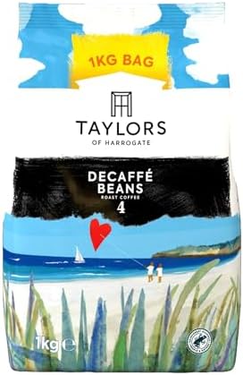 Taylors of Harrogate Decaffé Coffee Beans, 1 kg (Pack of 2 - Total 2kg)