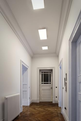Paulmann 79823 Velora LED Panel Rectangular incl. 1x26 watt Ceiling lamp White matt Light Panel Metal Ceiling Light 3000 K