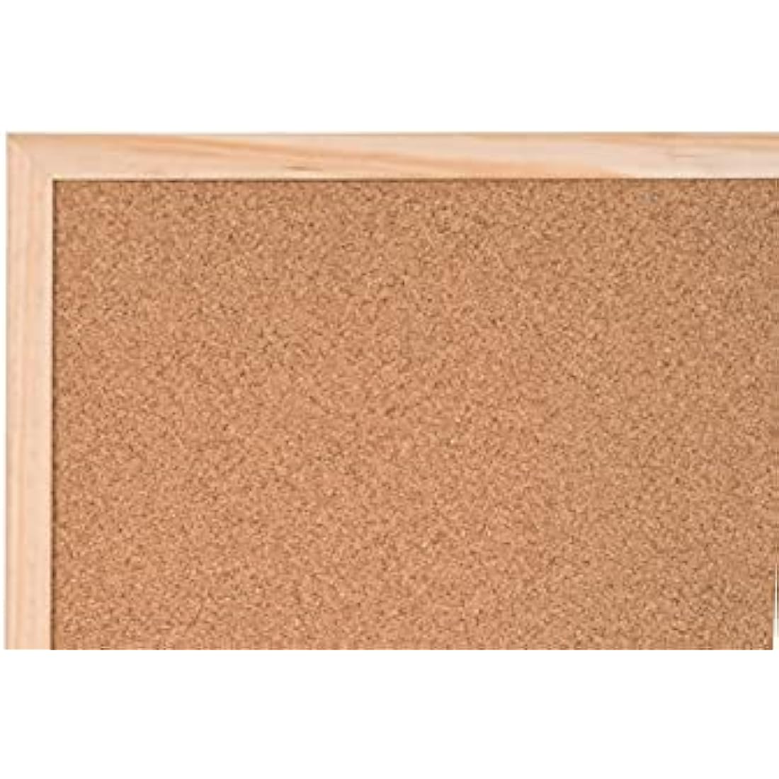 Bi-Office MC030012010 Cork Board Budget, Wood Frame, 60 x 40 cm - Brown (wood )