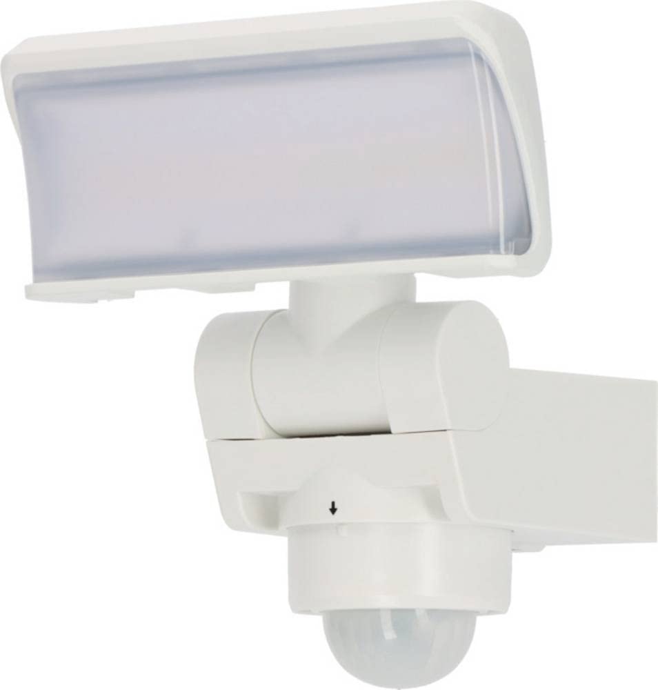 Brennenstuhl LED Security Light Outdoor with Motion Sensor WS 2050 WP (1680lm, IP44, 3000K, Warm White Light, 180 Angle of Detection with up to 10m