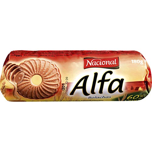Nacional AlfaÃ‚ Wafers Packaging 180 g