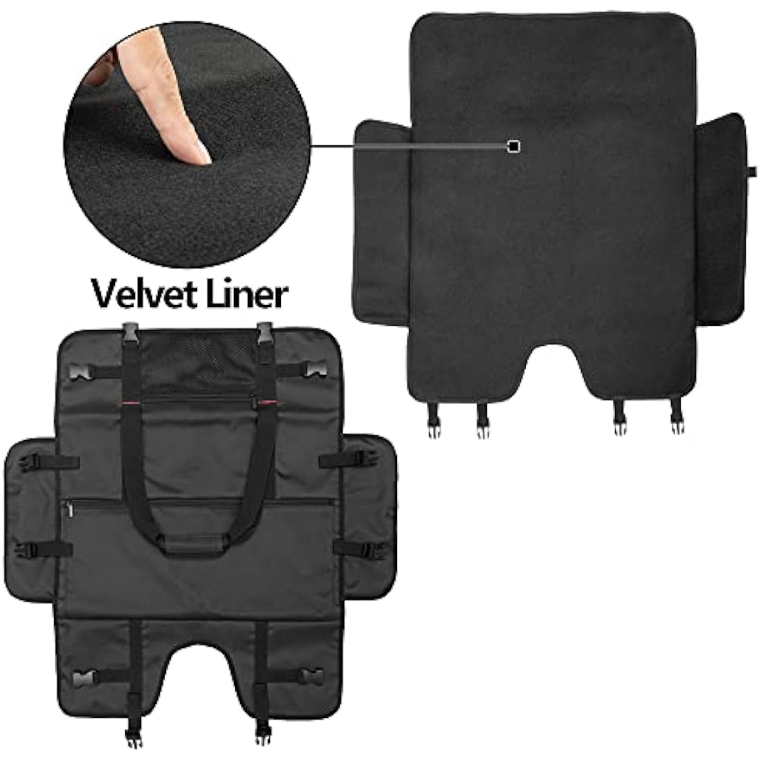 Trunab Monitor Carry Case Compatible with iMac 21.5" Desktop Computer/24’’ iMac /24’’ Monitors, Protective Monitor Dust Cover for iMac Screen and Accessories, Black - Patented Design