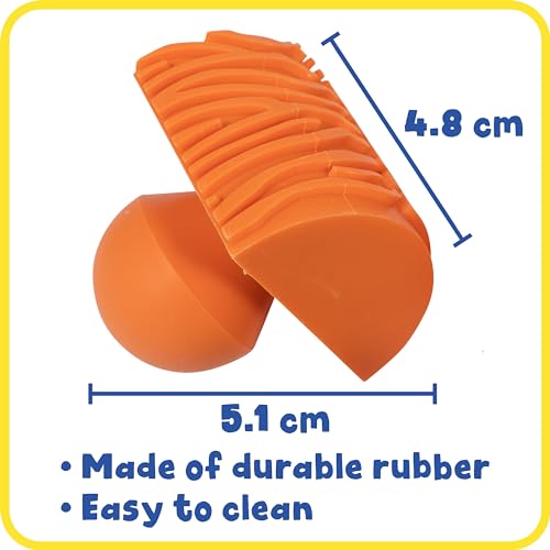 READY 2 LEARN Paint and Dough Animal Rockers | Set of 4 | Ages 2+ | Easy to Grip Arts and Crafts Stampers for Kids | DIY Textures and Patterns
