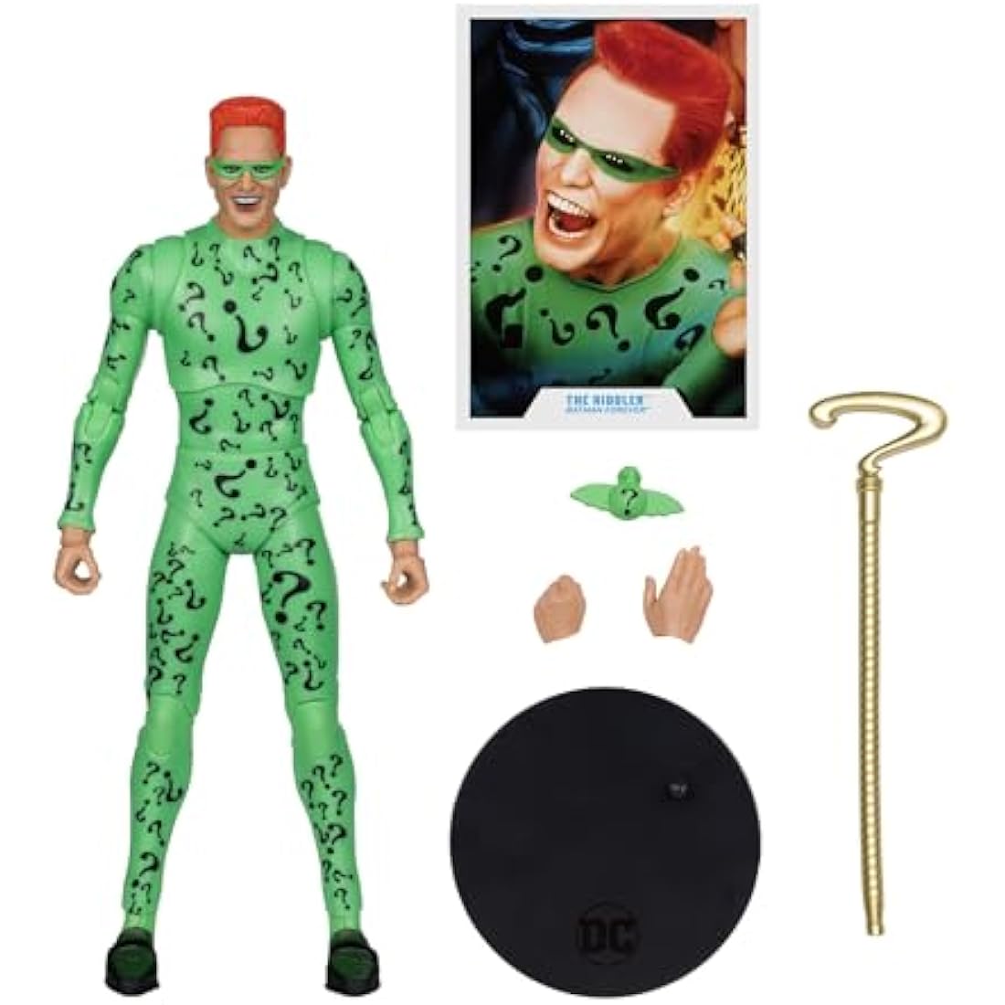 McFarlane DC Multiverse The Riddler (Batman Forever) 7in Build-A Figure Toys