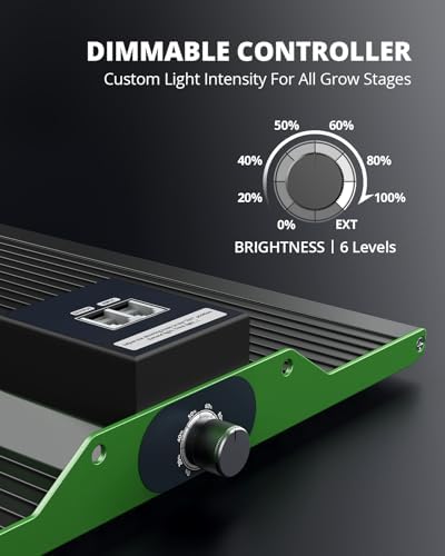 VIPARSPECTRA P1000 Grow Lights for Indoor Plants, Full Spectrum LED Grow Light with Dimmable, Plant Lights for Hydroponic Greenhouse Grow Tent Seed Starting Veg Flower for 2x2ft 3x3ft Coverage