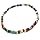 Multi-Colour Glass Seed Bead Anklet on Elastic, Colourful Handmade Design : Size M/L 10 inches, Beach Boho Summer Colours, Everyday Jewellery for Women