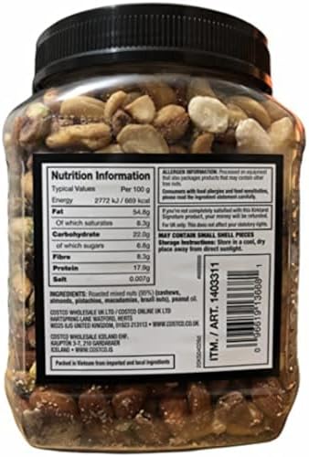 Kirkland Signature Extra Fancy Unsalted Mixed Nuts (1.13kg)