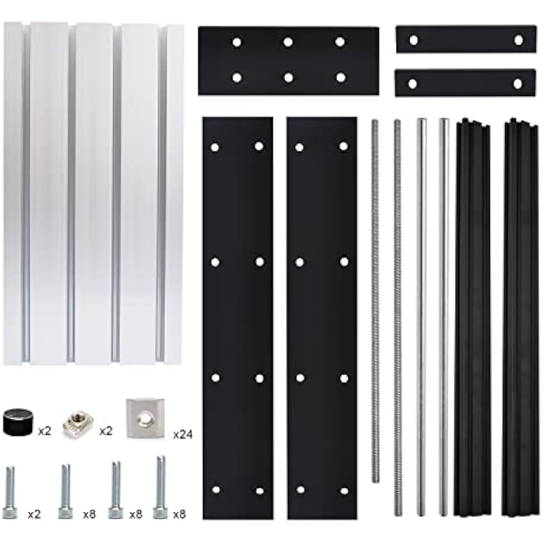 Daedalus 3018 CNC Upgrade Kit, for X-Axis Upgrade & Y-Axis Extension with Work Panel