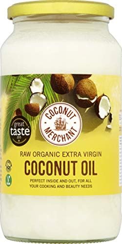 Coconut Merchant Organic Coconut Oil 1L x2 | Extra Virgin, Raw, Cold Pressed, Unrefined | Ethically Sourced, Vegan, Ketogenic and 100% Natural | for Hair, Skin & Cooking | 1Lx2