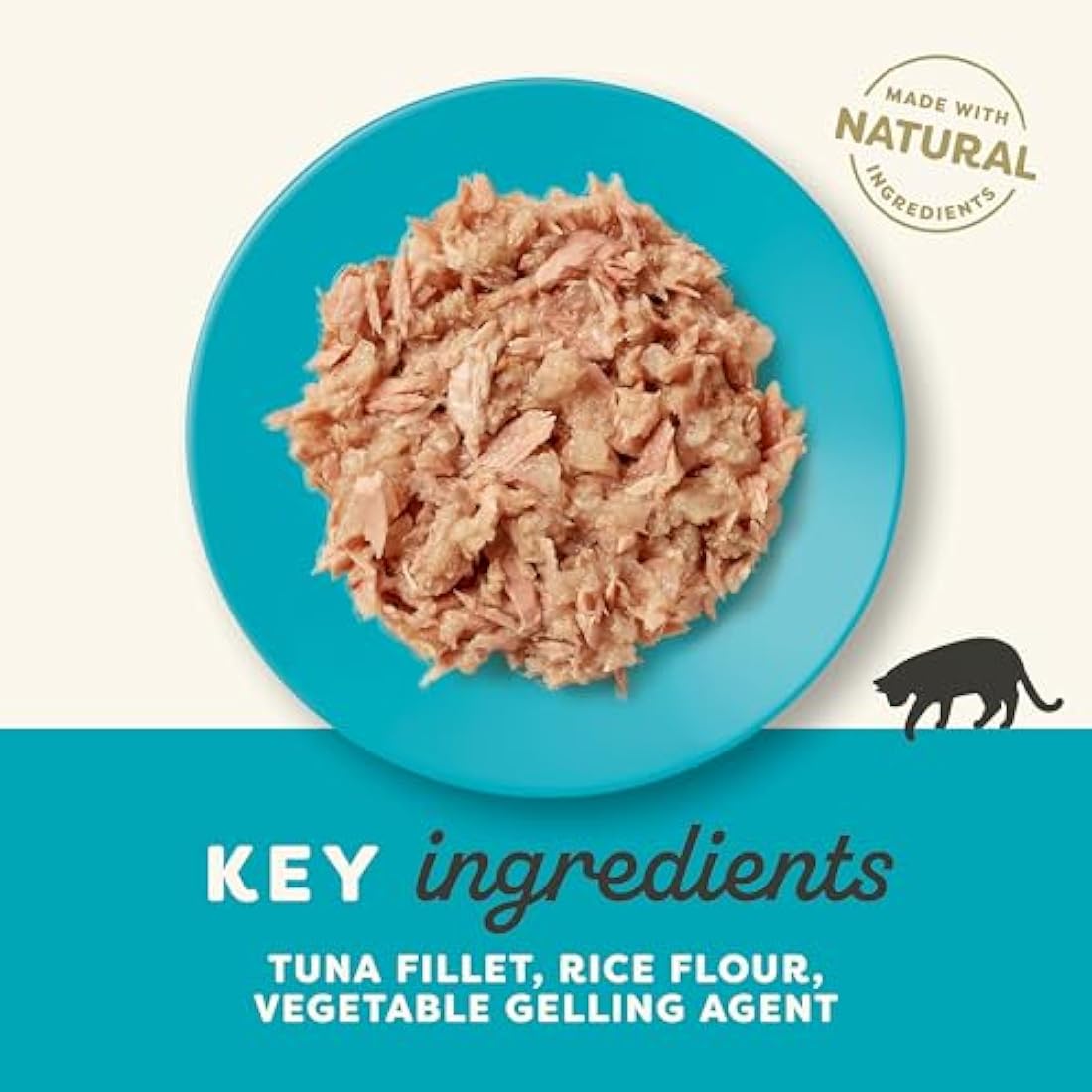 Applaws Natural Wet Cat Food, Tender Tuna in Jelly 70 g pouch (Pack of 16)