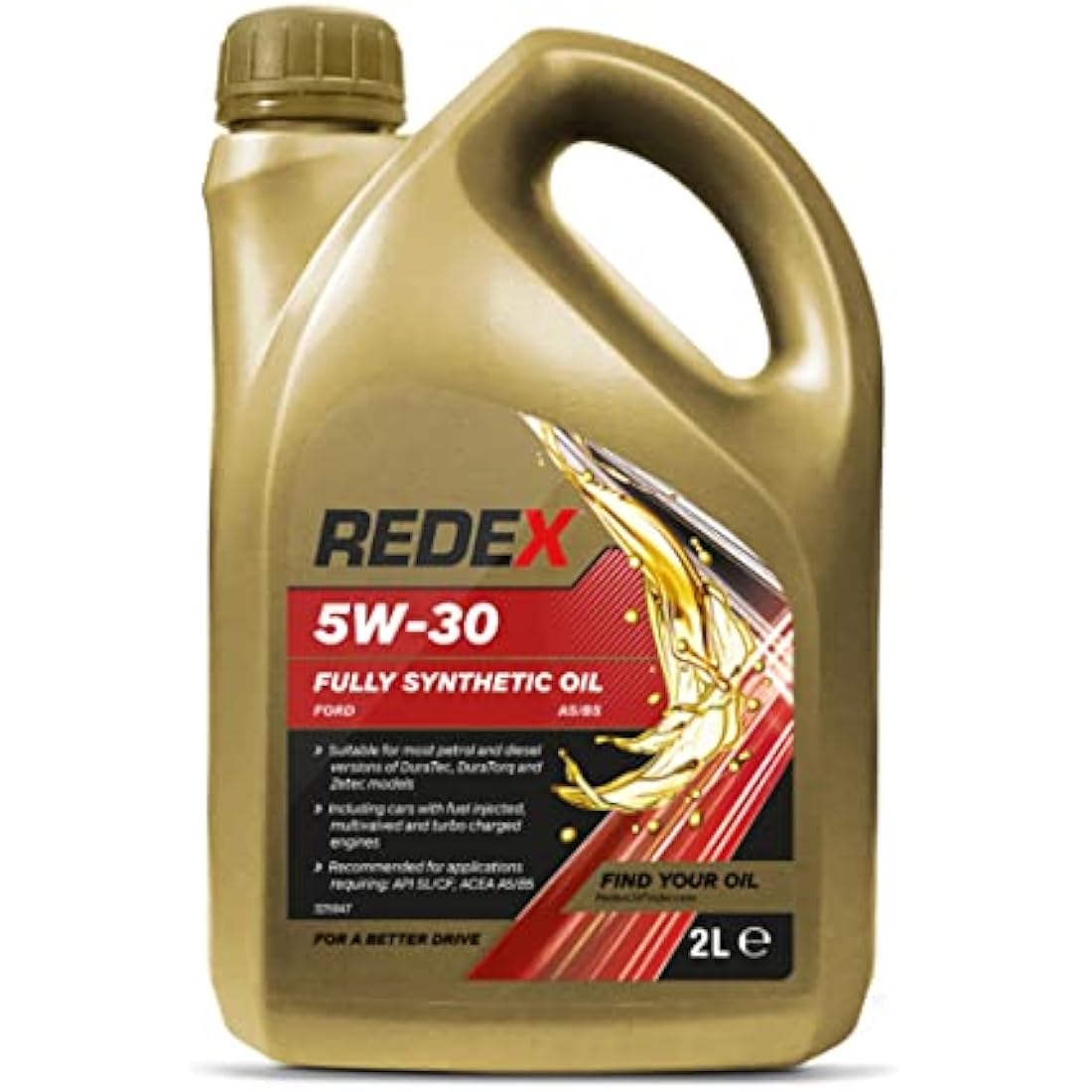 REDEX RMTN0006A 5w-30 Fully Synthetic Engine Oil for Ford, 2 Litre
