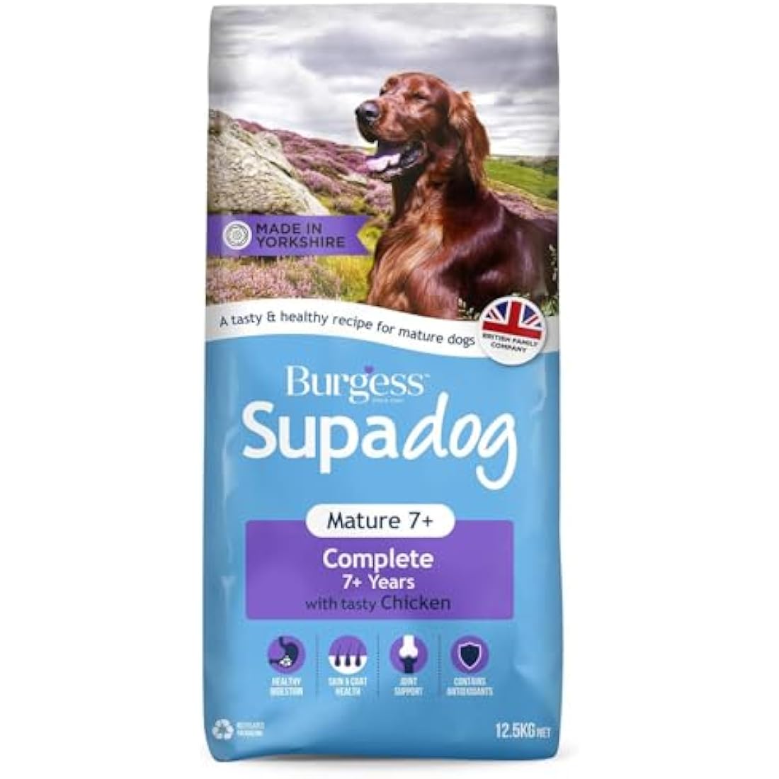 Burgess Supadog Mature dry dog food 12.5 kg