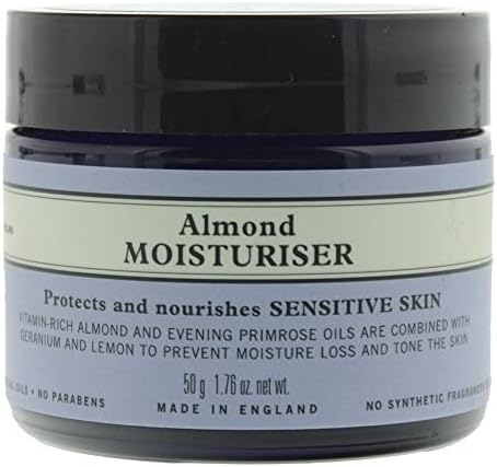 Neal's Yard Remedies Almond Moisturiser | Rich in Vitamins to Tone, Balance & Protect Skin | 50 g