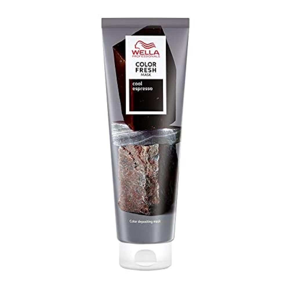 Wella Professionals Color Fresh Mask Cool Espresso - Hair Treatment to Revitalise and Change Hair Colour - Nourishing Tint with Avocado Oil - For Dark