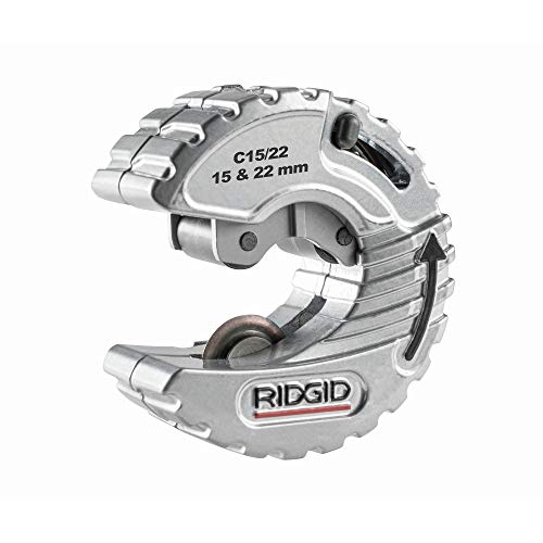 RIDGID 57018 Model C15/22 mm C-Style Close Quarters Copper Tubing Cutter Capacity, 15-22mm