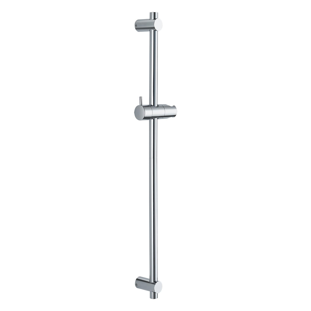 Yocisun Silver Stainless Steel Shower Rail, 70 cm, 360? Rotatable, Wall Mount, Includes Shower Rail and Holder, Fits Existing Drill Holes