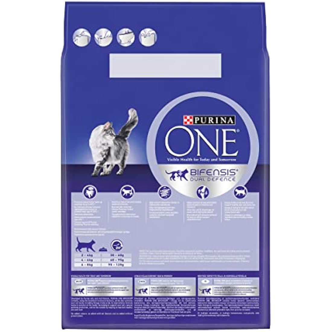 Purina ONE Adult Dry Cat Food Salmon & Wholegrain 3kg