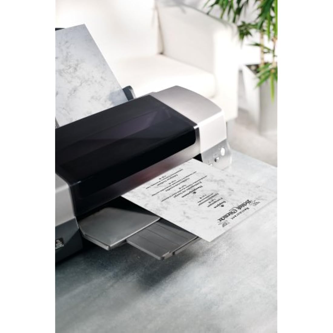 SIGEL T1080 Marbled Writing Paper, A4, 90 gsm double sided, Grey, 250 sheets